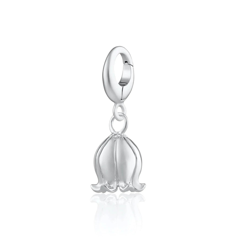 Silver Lily Of The Valley Flower Charm CSLIVA
