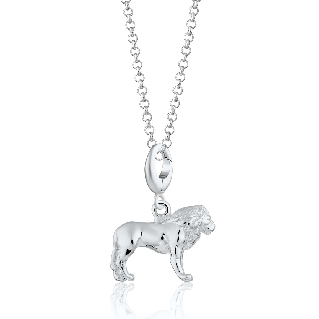 Silver Lion Necklace CNSLN-1