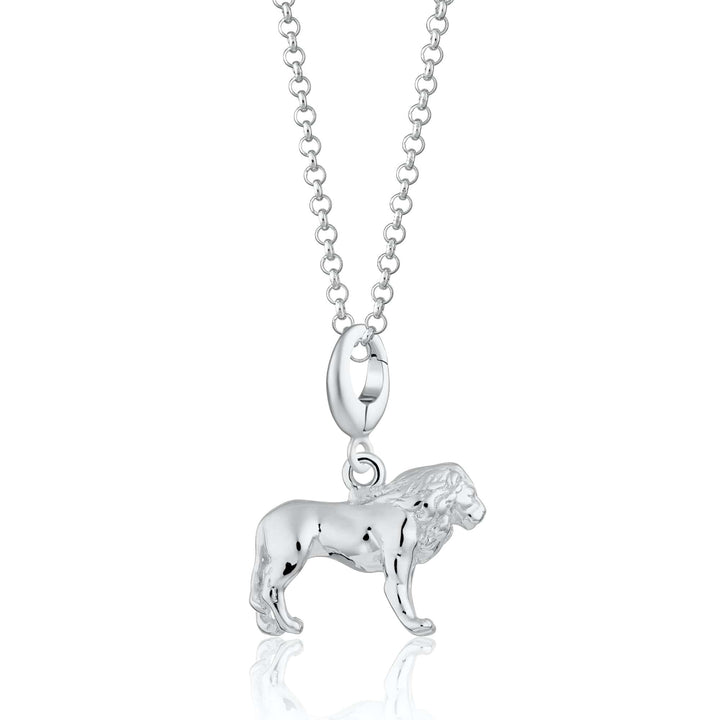 Silver Lion Necklace CNSLN-1