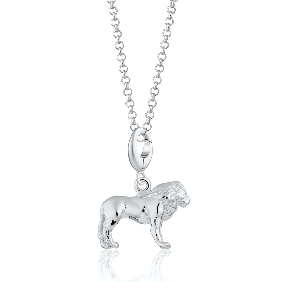 Silver Lion Necklace CNSLN-1