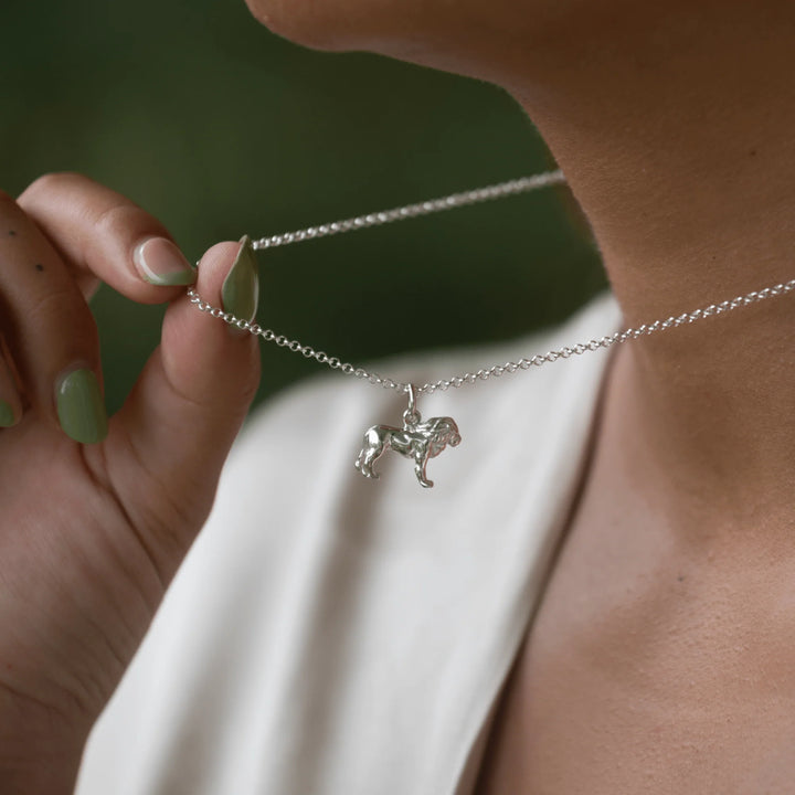 Silver Lion Necklace CNSLN-1