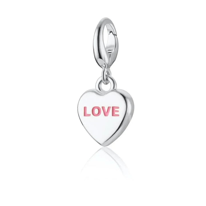 Silver Love Heart Sweet Charm CSLOVEHRT