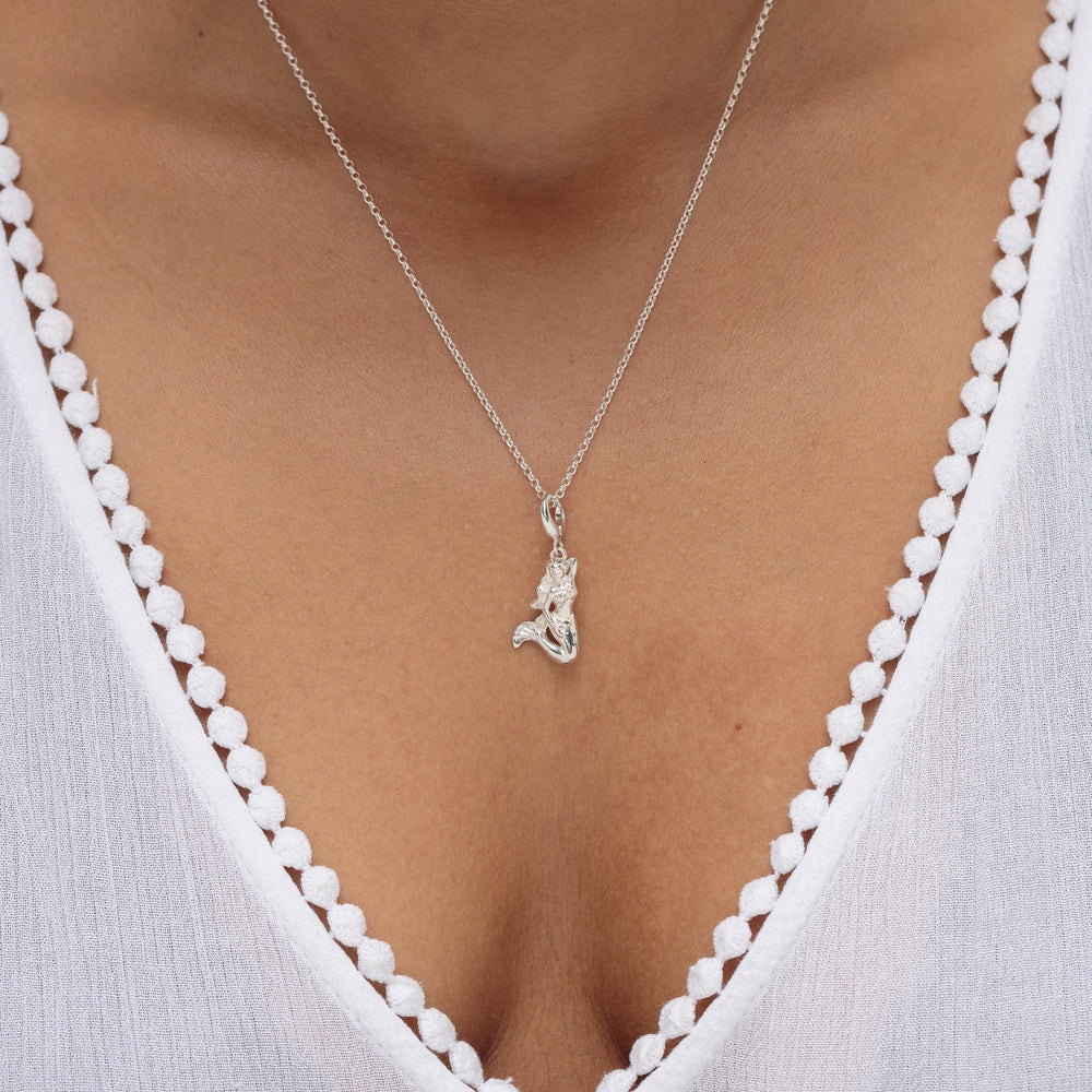Silver Mermaid Necklace CNSMER-1