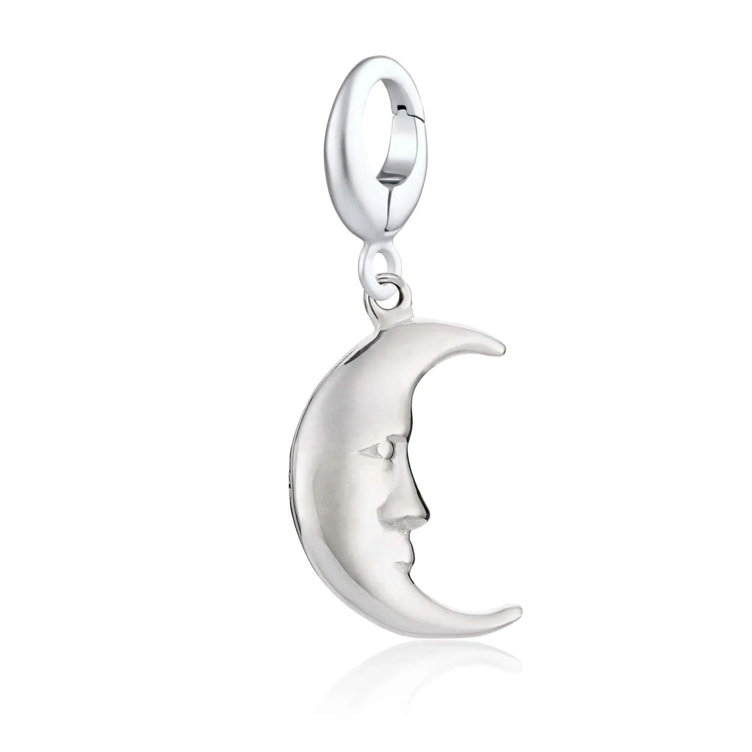 Silver Moon Charm CSMO