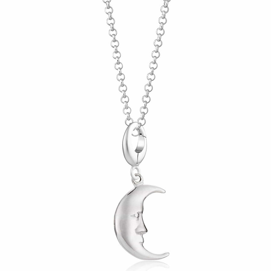 Silver Moon Necklace CNSMO-1