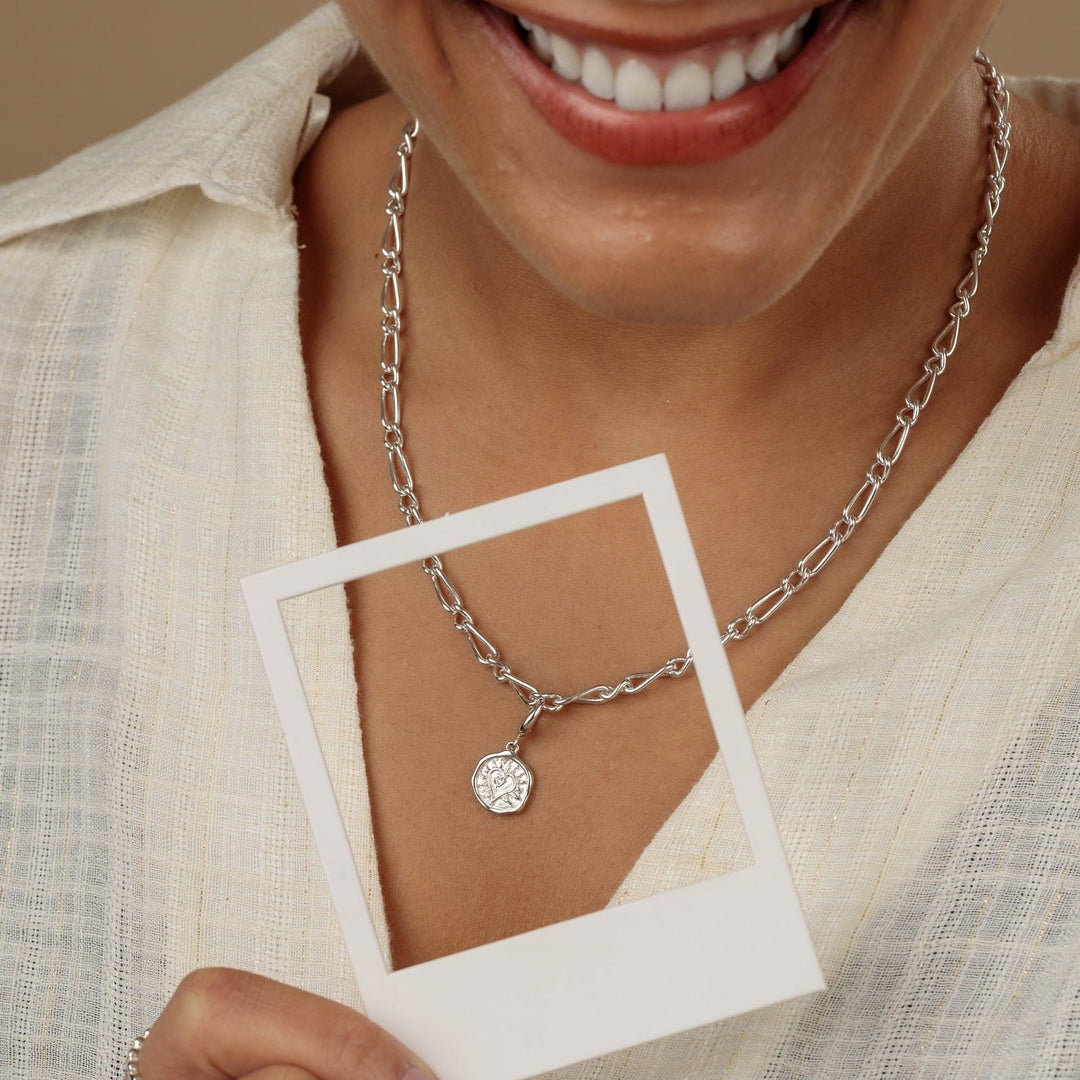 Silver My Story Charm Collector Necklace CHCSMYSTY