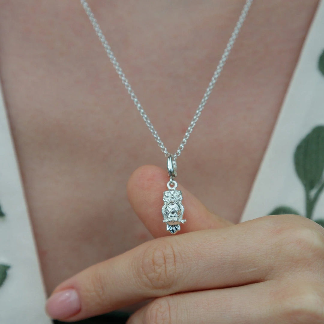 Silver Owl Necklace CNSOWO-1