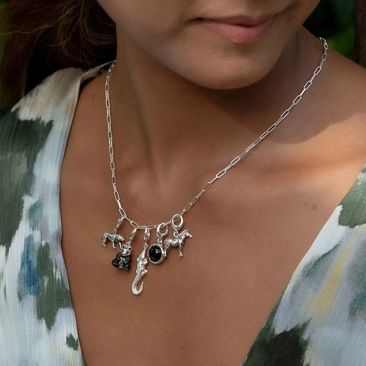 Silver Panda Charm CSPND
