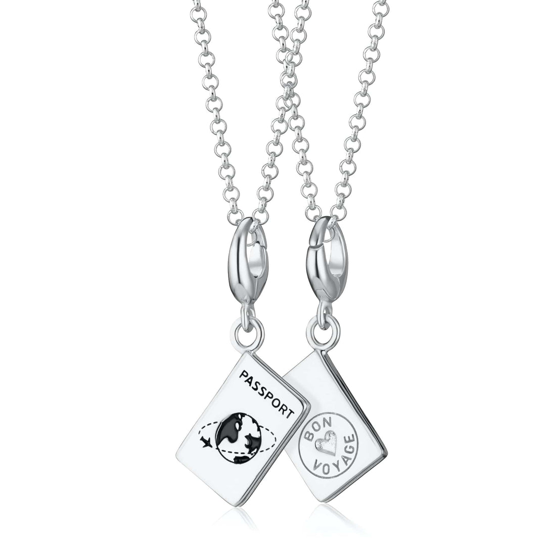 Silver Passport Necklace CNSPSP-1