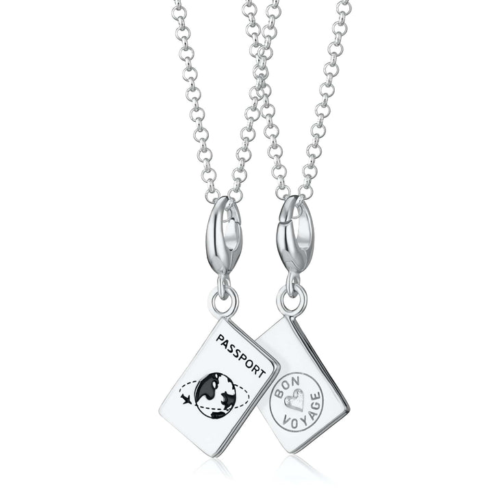 Silver Passport Necklace CNSPSP-1