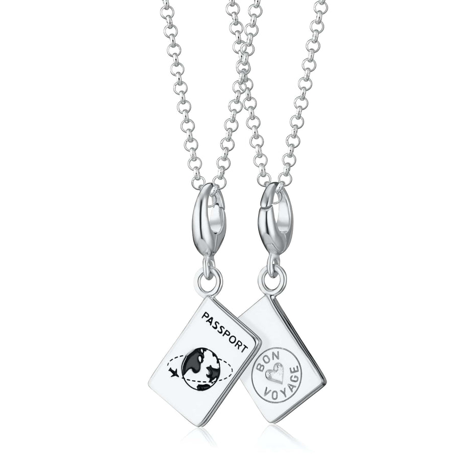 Silver Passport Necklace CNSPSP-1