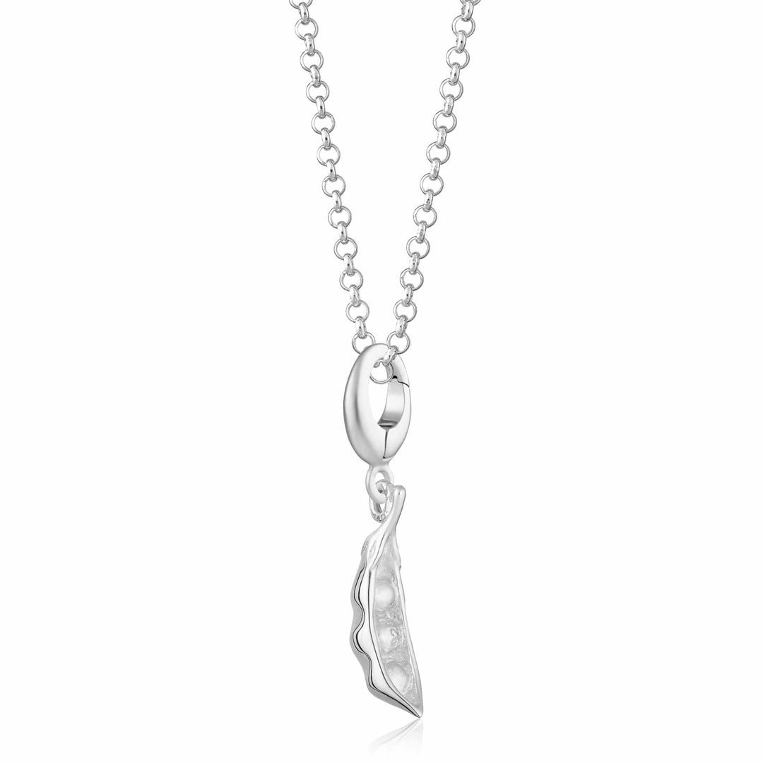 Silver Peapod Necklace CNSPOD-1