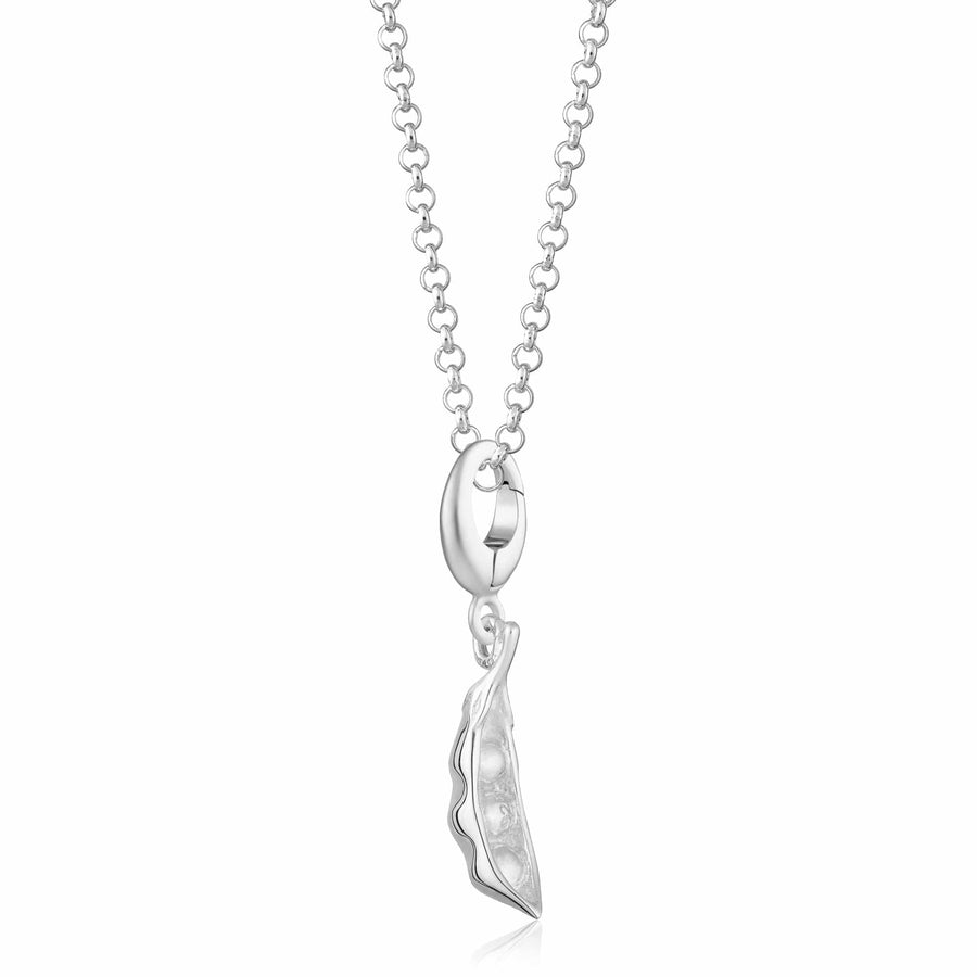 Silver Peapod Necklace CNSPOD-1