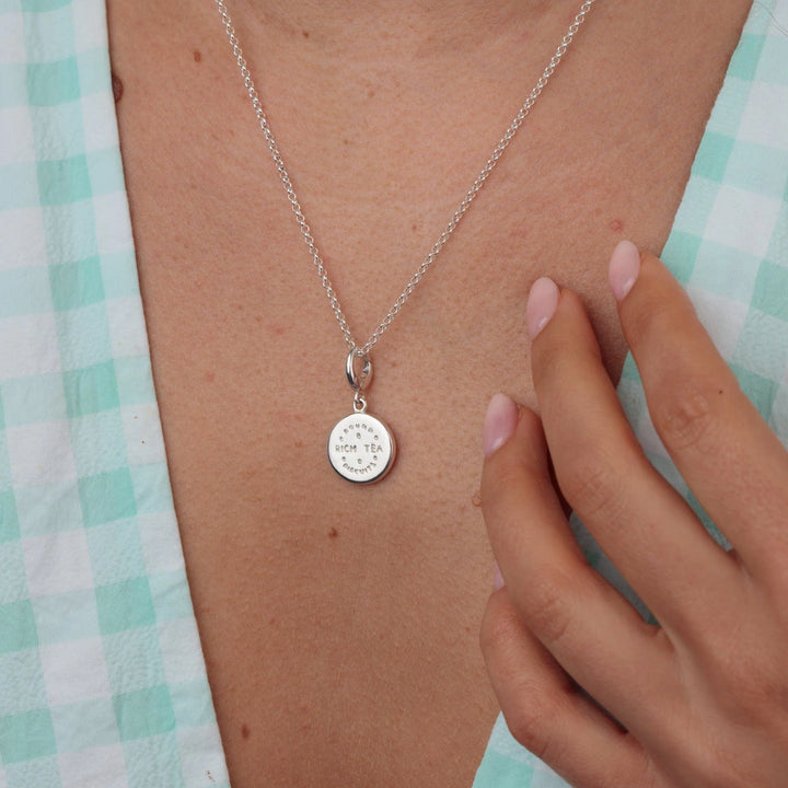 Silver Rich Tea Necklace CNSRT-1