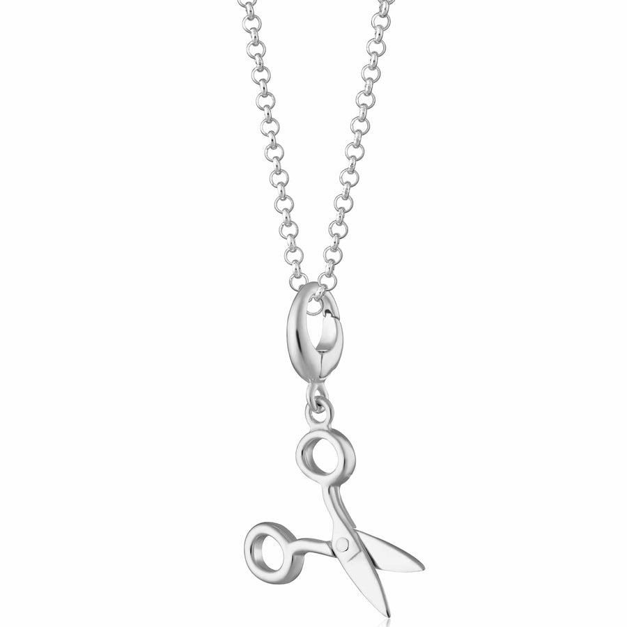 Silver Scissors Necklace CNSSCX-1