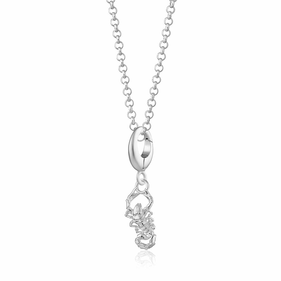 Silver Scorpion Necklace CNSPION-3