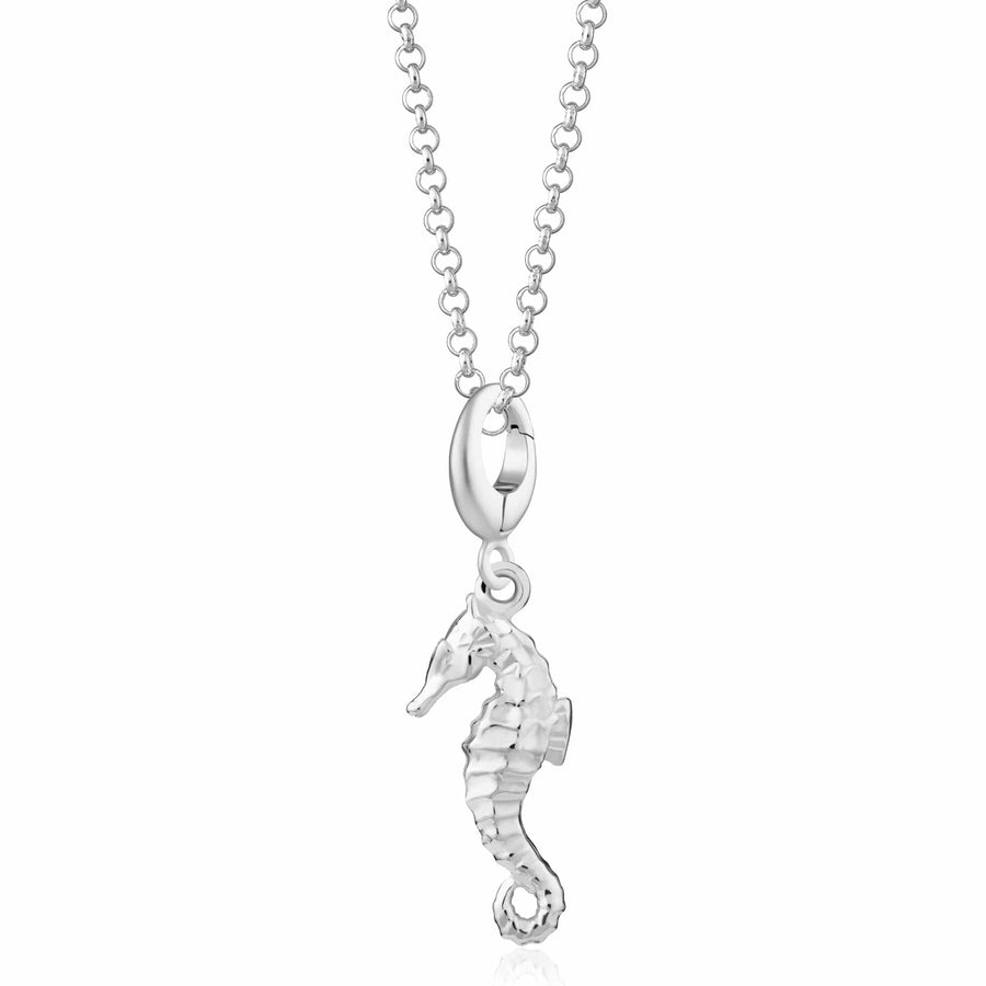 Silver Seahorse Necklace CNSSEA-1