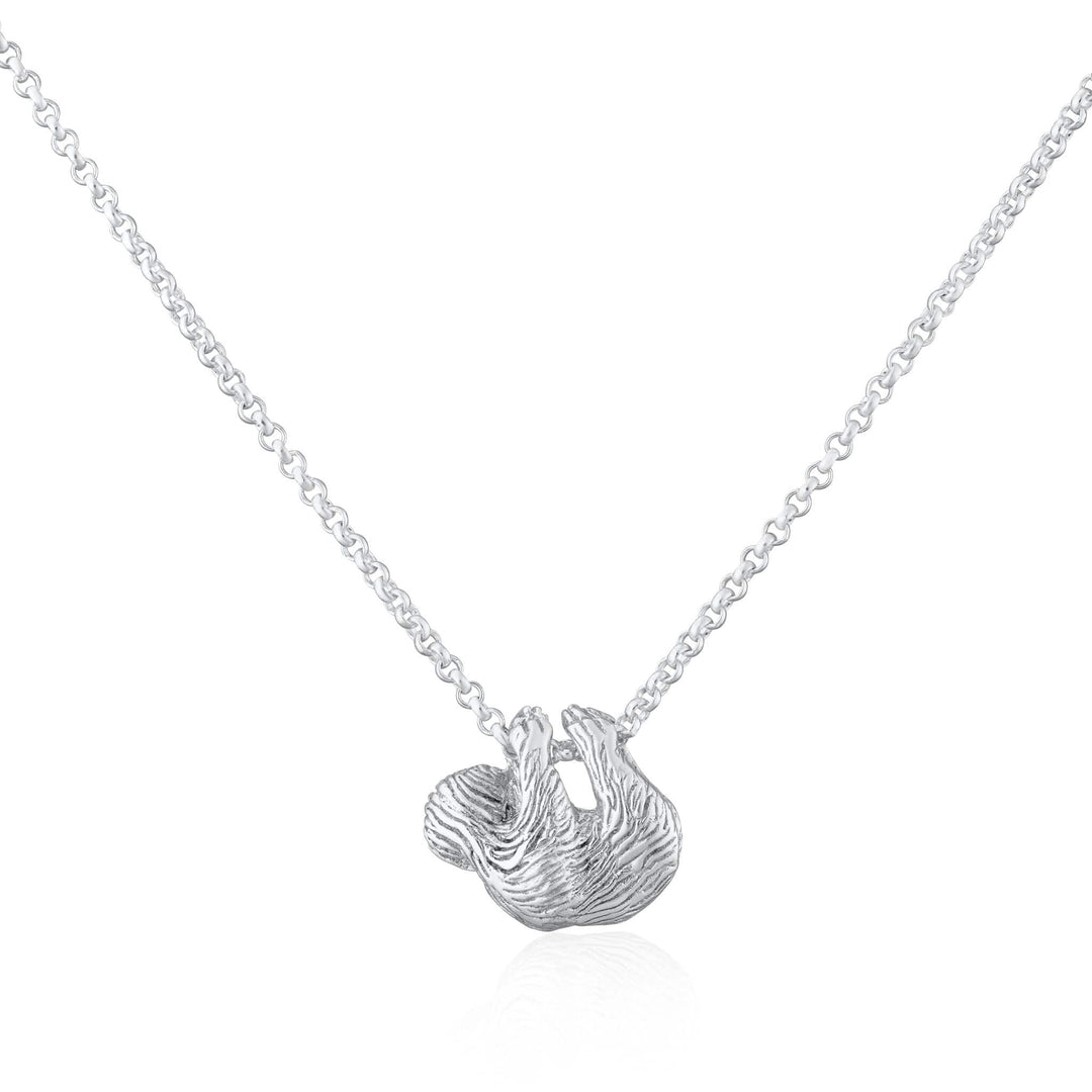 Silver Sloth Necklace CNSSL-1
