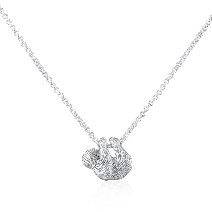 Silver Sloth Necklace CNSSL-1