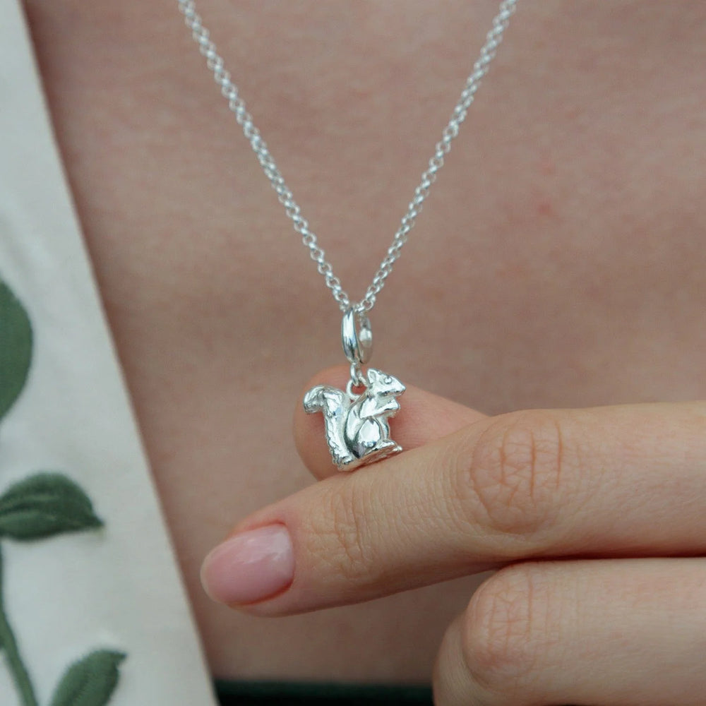 Silver Squirrel Necklace CNSSQ-1