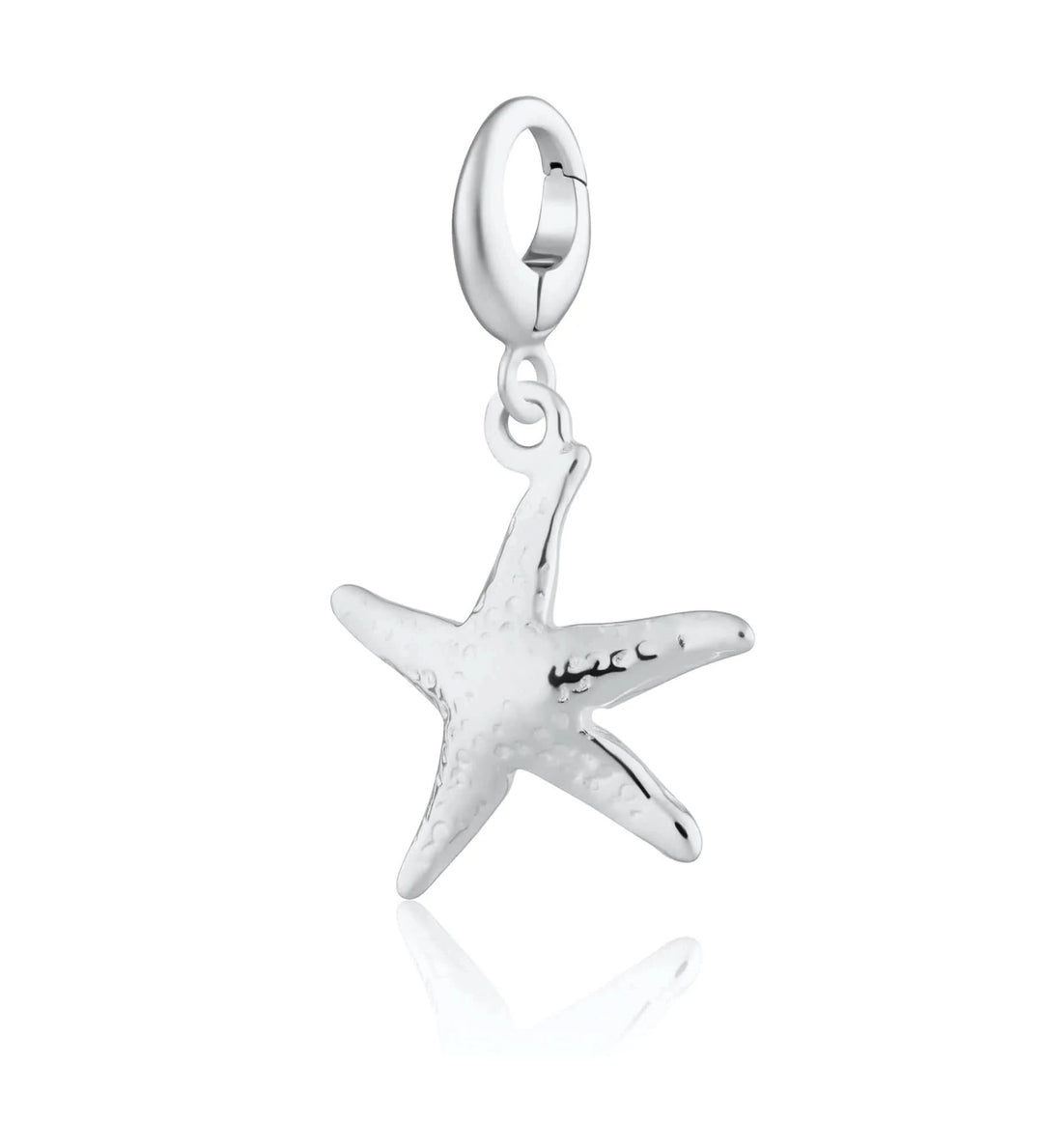 Silver Starfish Charm CSSX