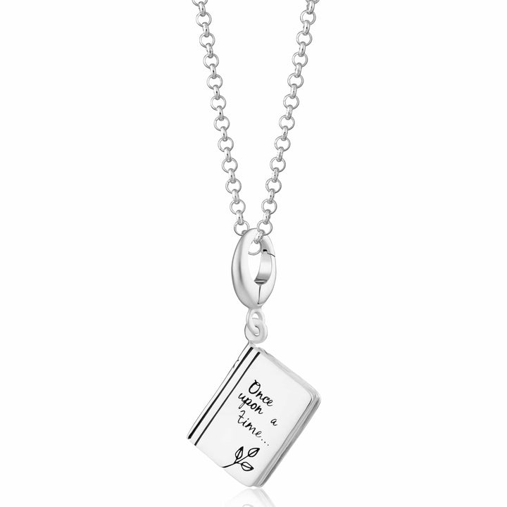 Silver Story Book Necklace CNSSBK-1