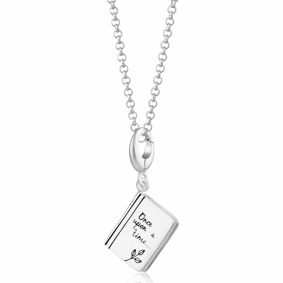 Silver Story Book Necklace CNSSBK-1