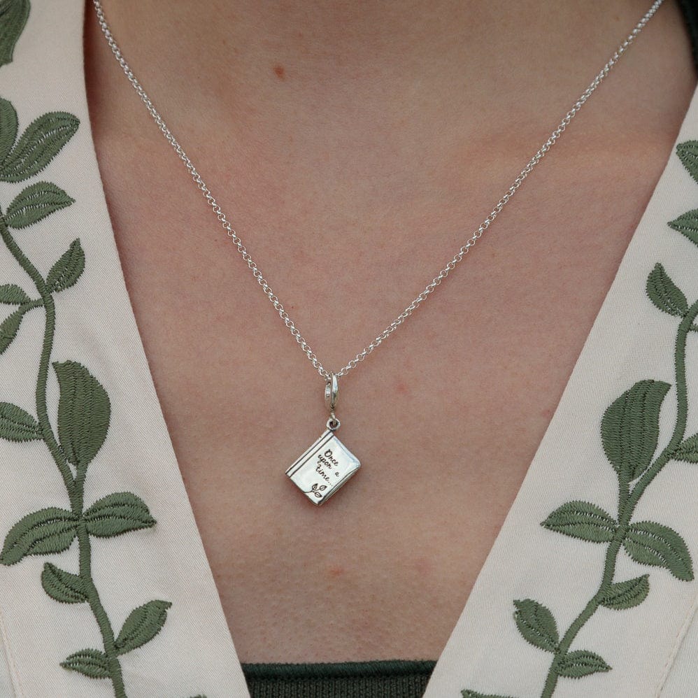 Silver Story Book Necklace CNSSBK-1