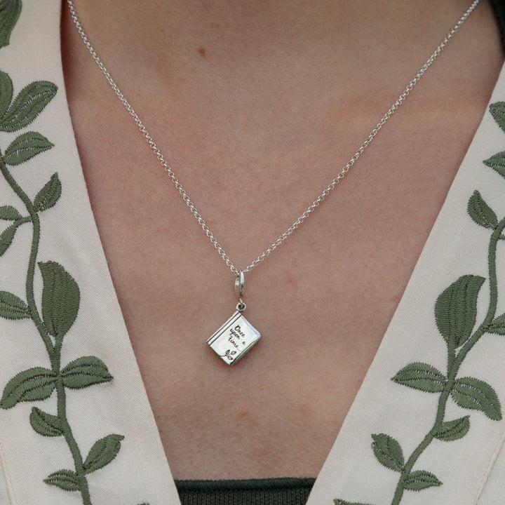 Silver Story Book Necklace CNSSBK-1