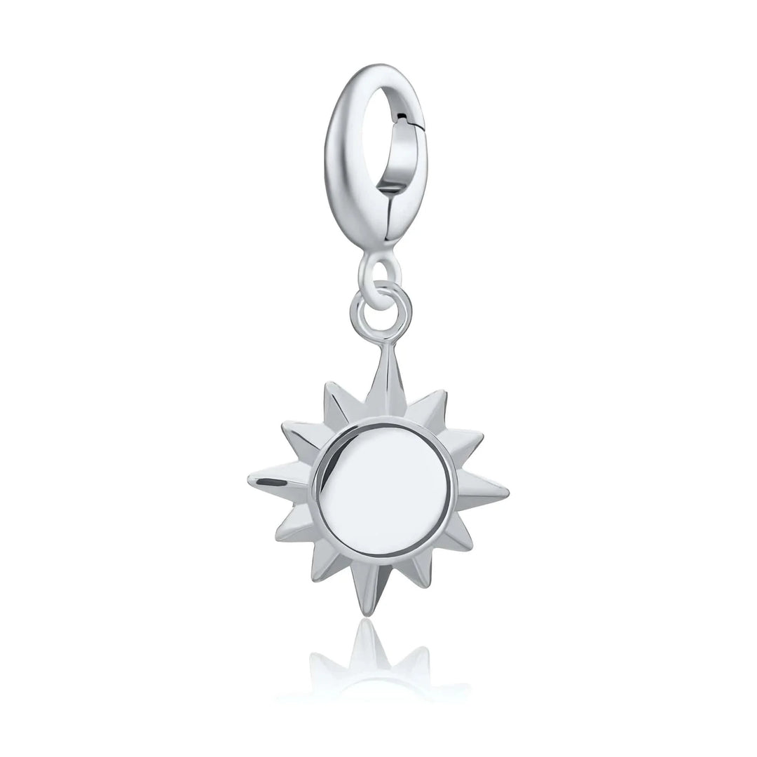 Silver Sunshine Charm CSSUNS