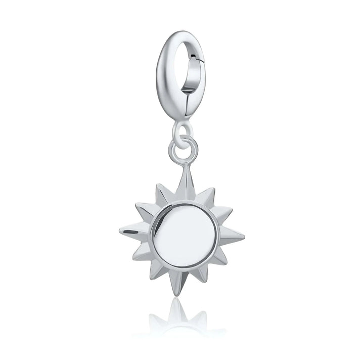 Silver Sunshine Charm CSSUNS