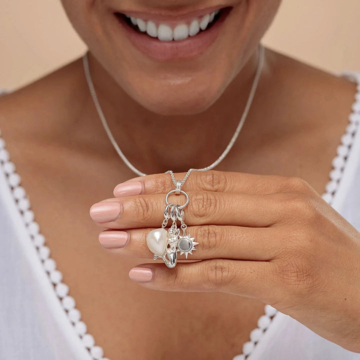 Silver Sunshine Charm CSSUNS