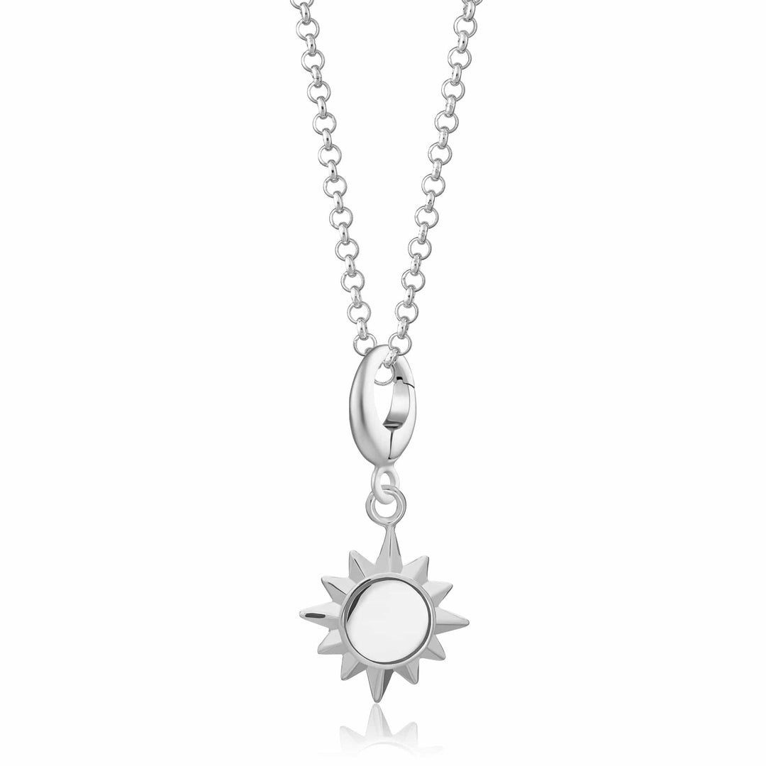 Silver Sunshine Necklace CNSSUNS-1
