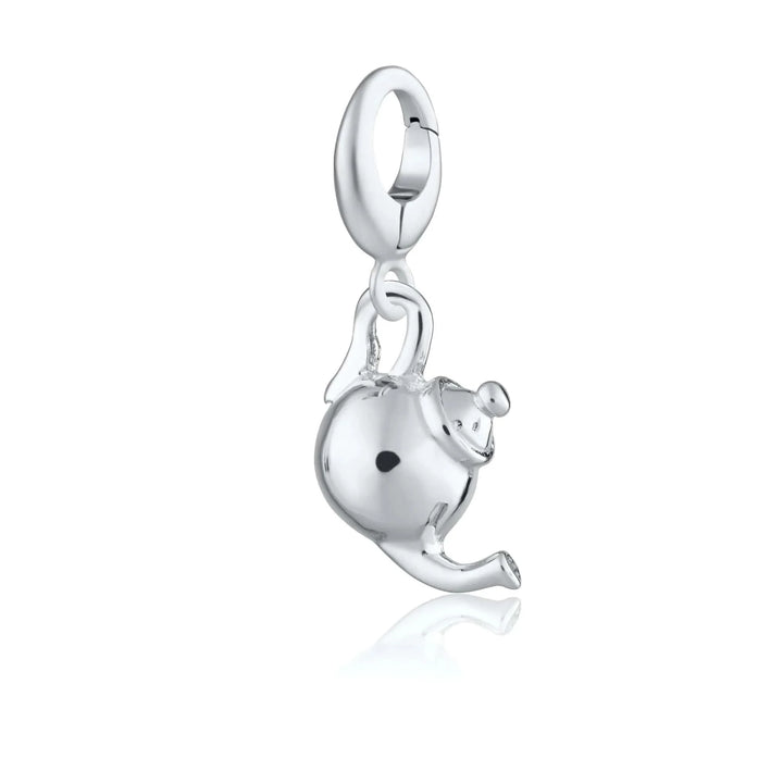Silver Teapot Charm CSTP
