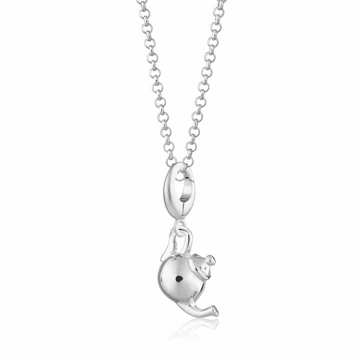 Silver Teapot Necklace CNSTP-1