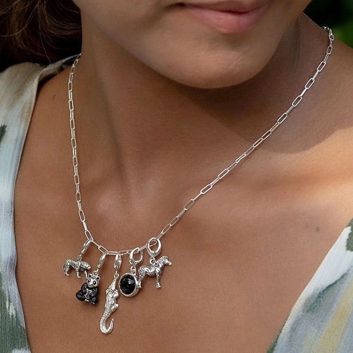 Silver Tiger Charm CSTI