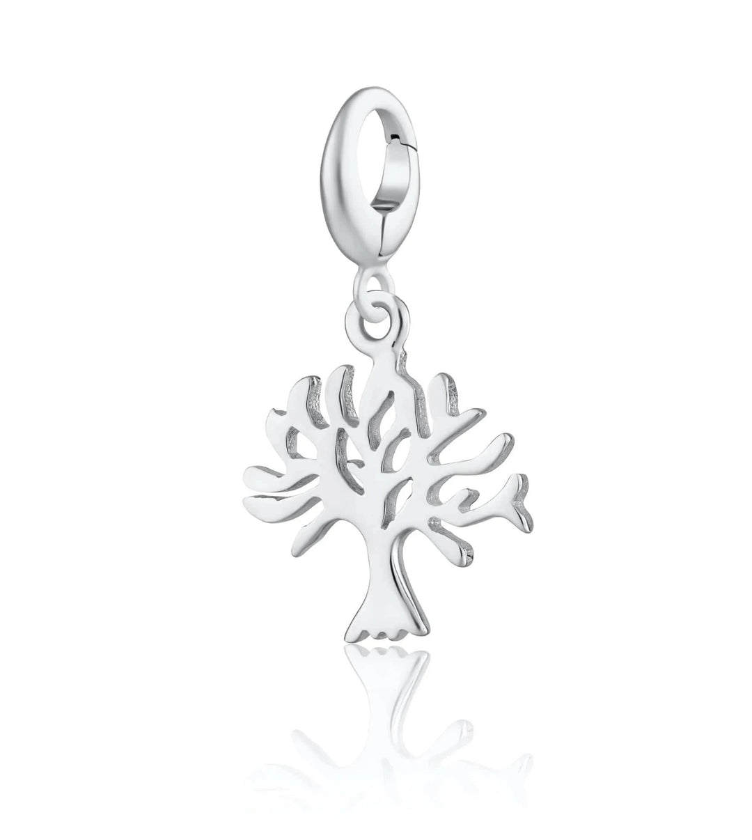 Silver Tree Charm CSTL