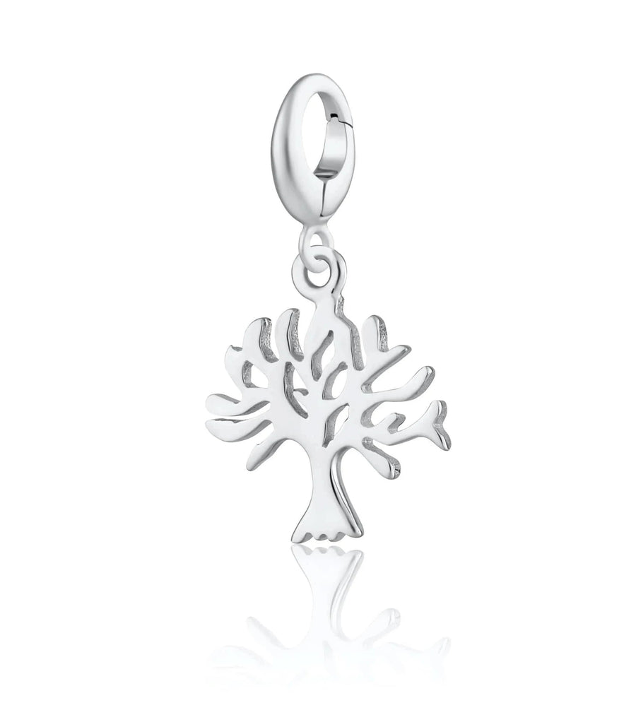 Silver Tree Charm CSTL