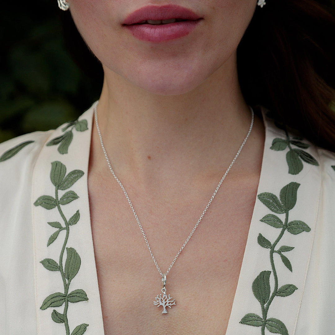 Silver Tree Necklace CNSTL-1