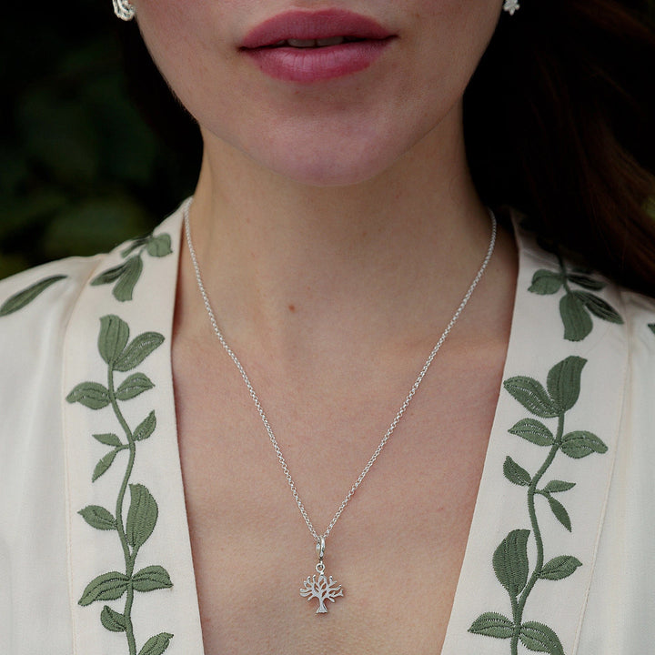 Silver Tree Necklace CNSTL-1