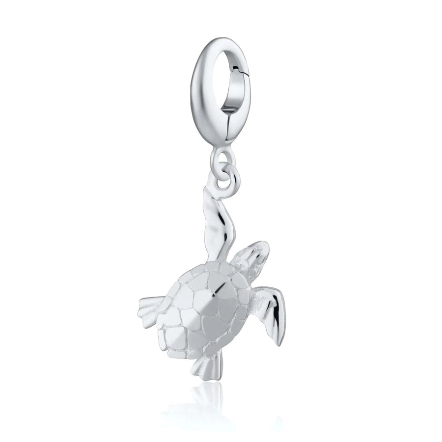 Silver Turtle Charm CSTU