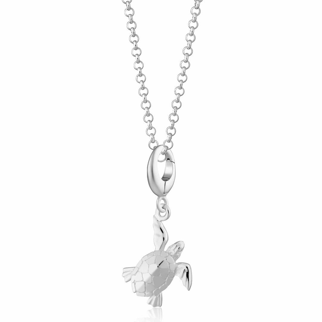 Silver Turtle Necklace CNSTU-1