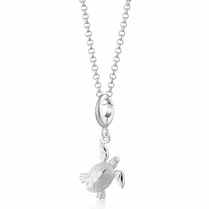 Silver Turtle Necklace CNSTU-1