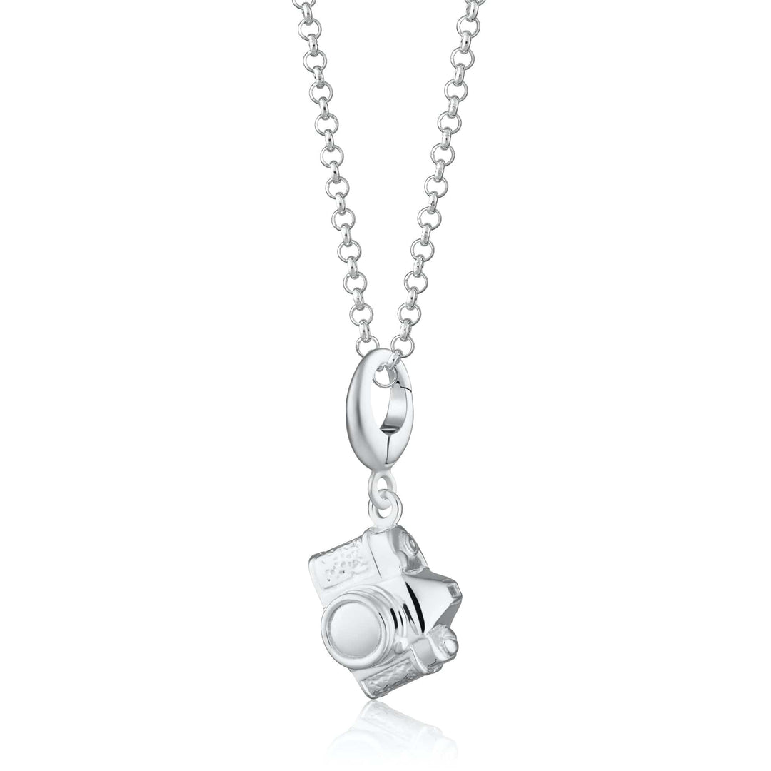 Silver Vintage Camera Necklace CNSVC-1