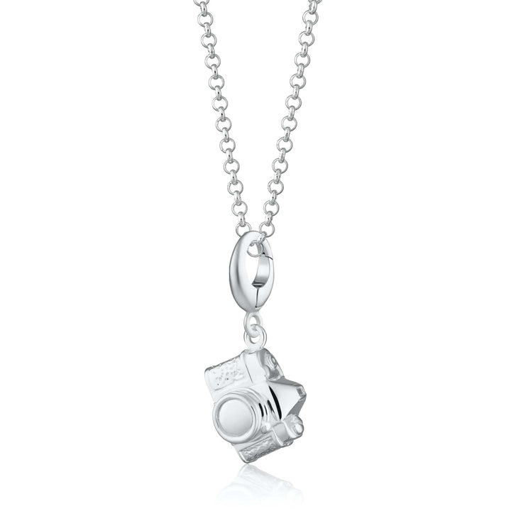 Silver Vintage Camera Necklace CNSVC-1