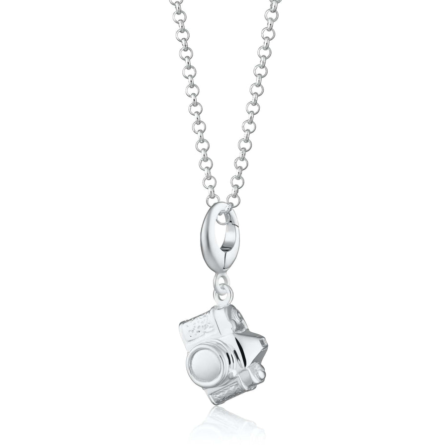 Silver Vintage Camera Necklace CNSVC-1