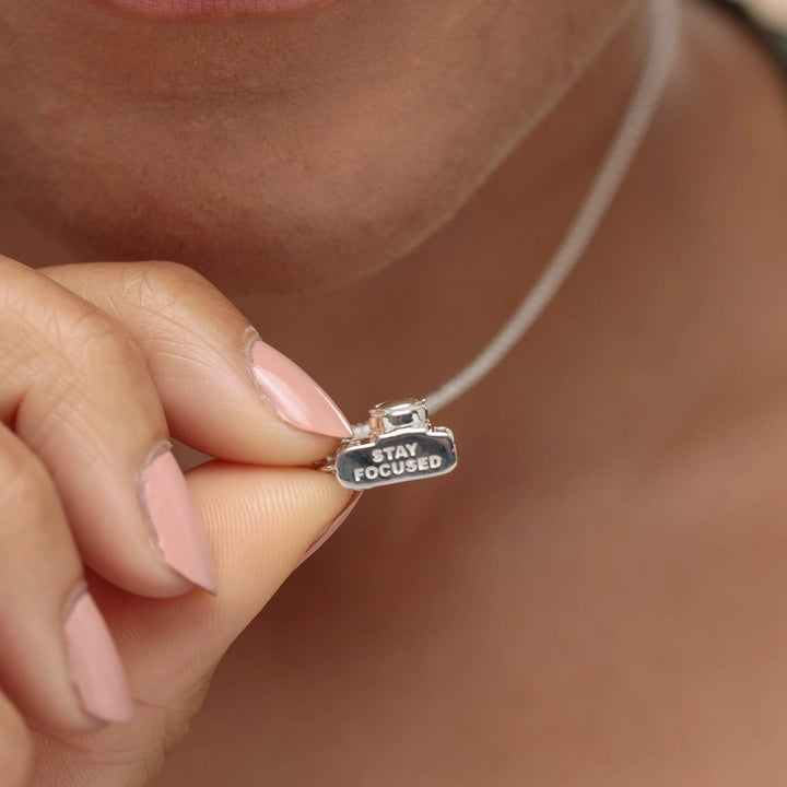 Silver Vintage Camera Necklace CNSVC-1