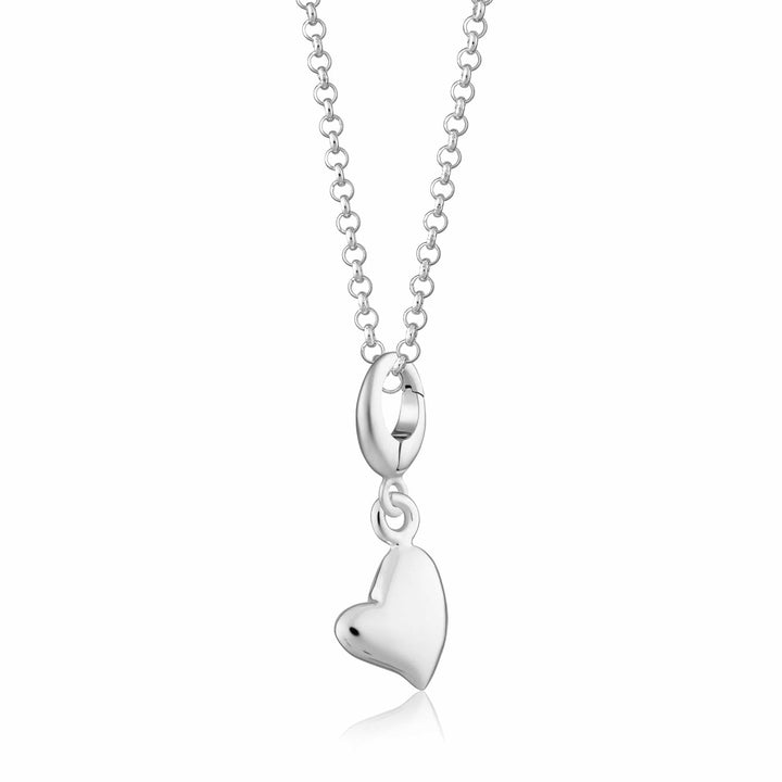 Silver Warm Heart Necklace CNSHW-1