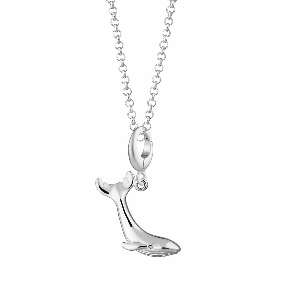 Silver Whale Necklace CNSWHA-1