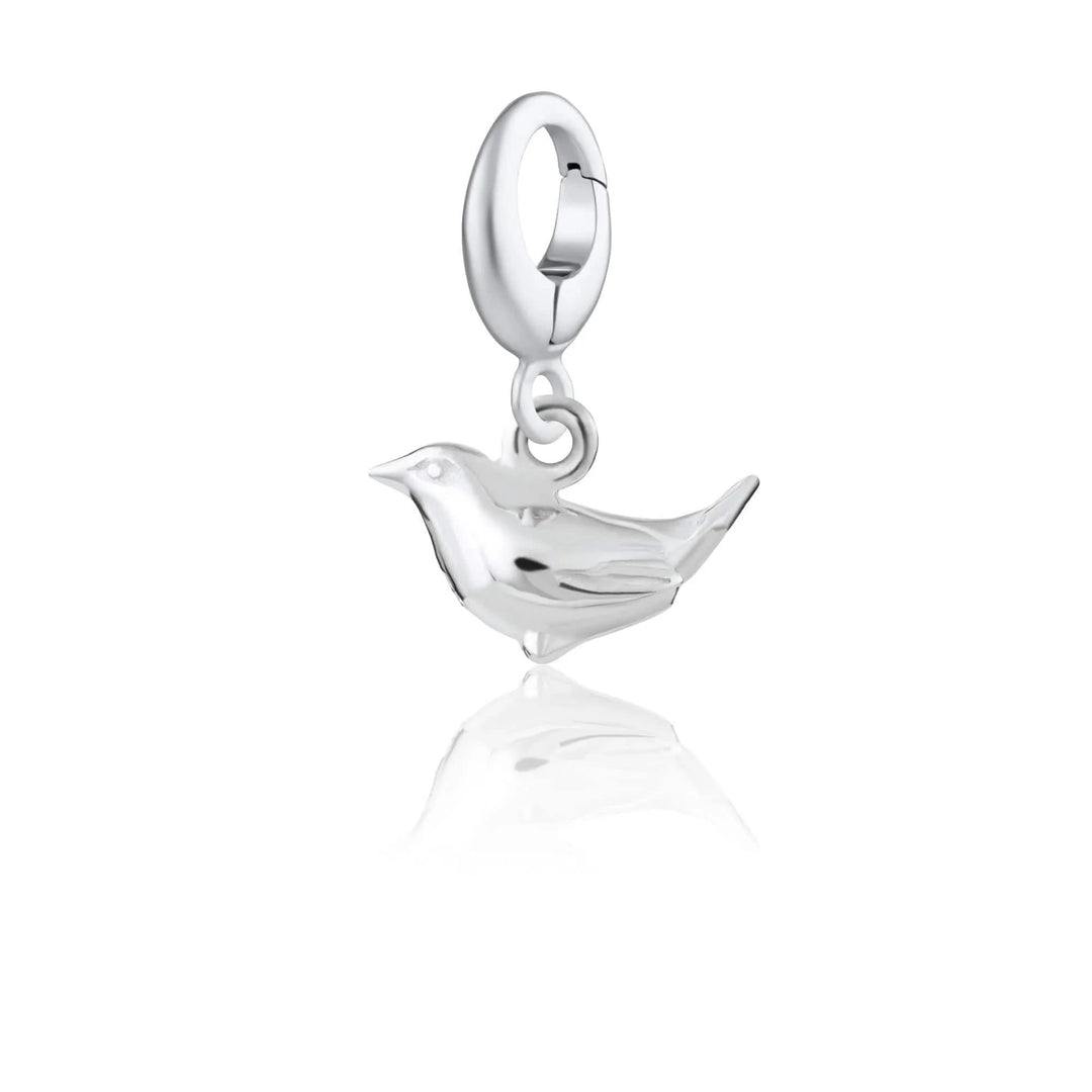 Silver Wren Charm CSWR